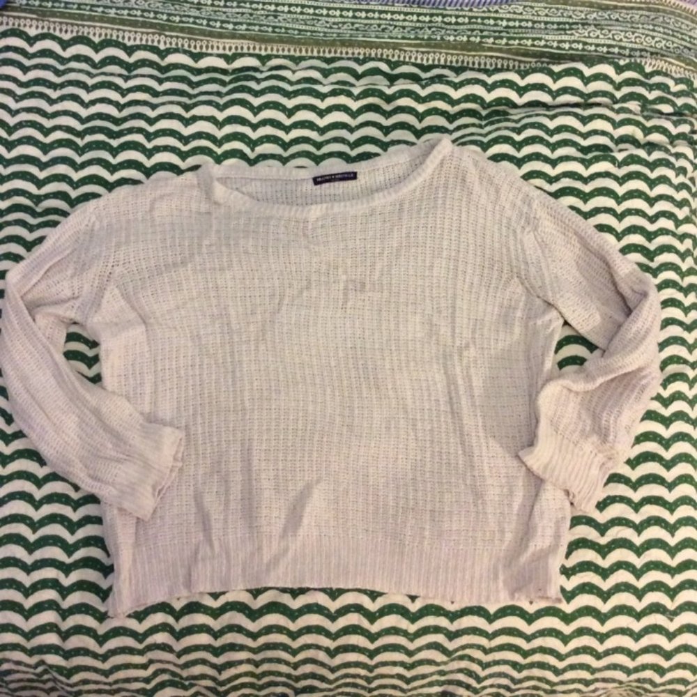 Brandy Melville knit sweater in cream
